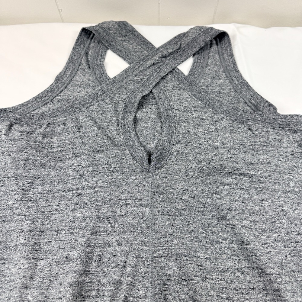 NIKE SPORTSWEAR Gym Vintage Romper Jumpsuit Heather Gray 929172-091 Womens L - Picture 14 of 16